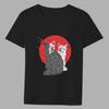 Men's Classic T-shirt Soft Top Harajuku Comics Firefox Mask Pattern Printing Series Casual O-neck Comfortable Youth Men's Shirt