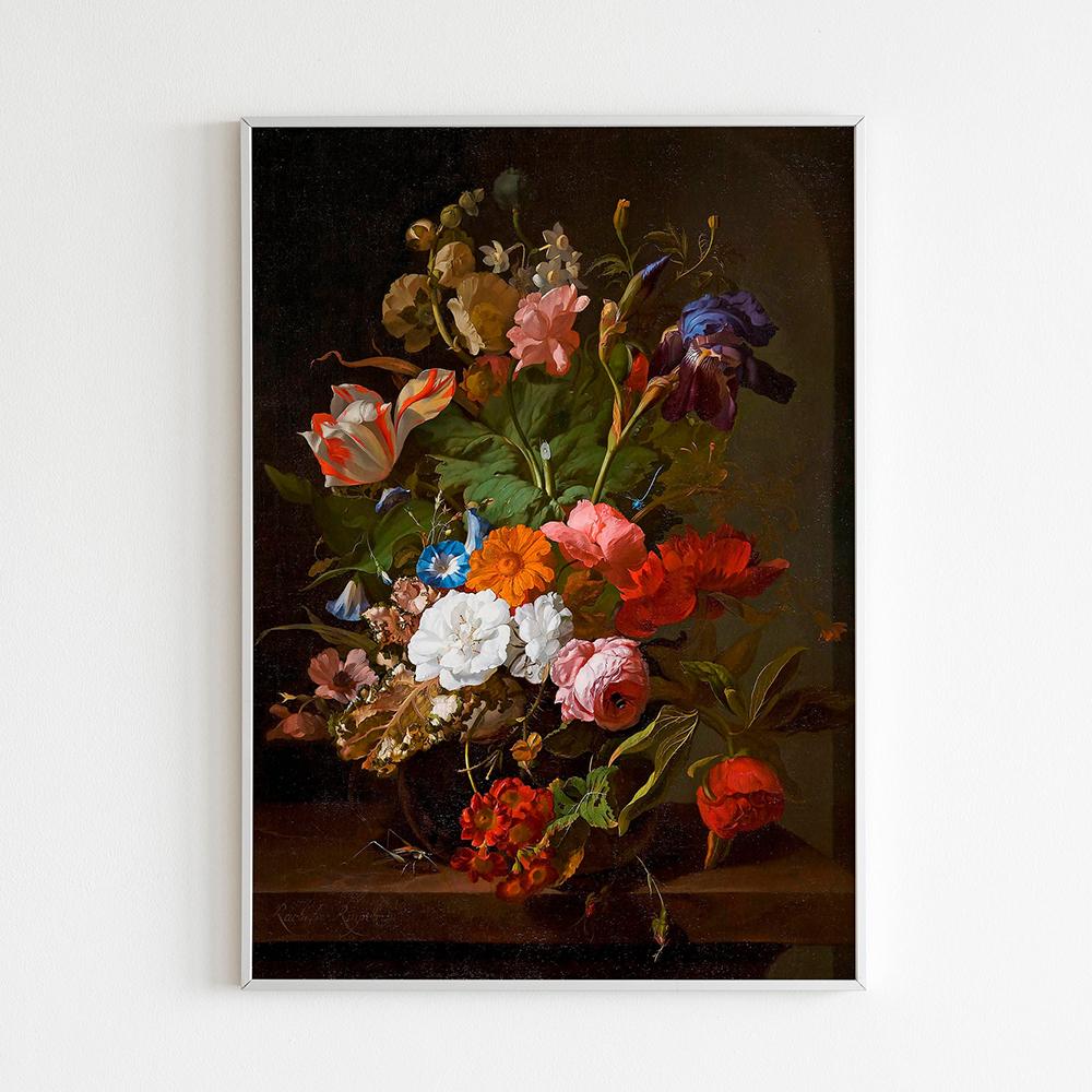 

Темная академия, эстетическое настенное художественное украшение, картины, античный цветок, череп, книги, принты плакатов, винтажный готический декор для колледжа 21X30cm No Frame