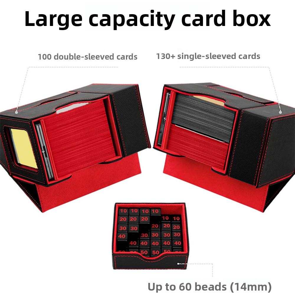 Portable Foldable Dice Roller Tower Special Design Convenient Dice Tray PU Leather Dice Tower for RPG Table Top Gaming
