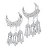 Elegant Ethnic Tassel Hair Clip - Ancient Style Sideburn Accessory for Women