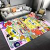 Colorful SpongeBob Cartoon Carpet, Perfect for Kids' Rooms. Suitable for Use As an Anti-slip Game Mat for Living Room and Bedroom Sofas