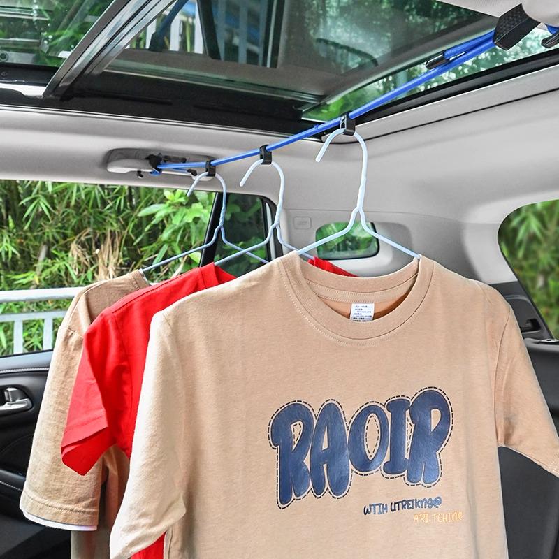 Adjustable Car Elastic Strap with Hooks for Trunk Storage