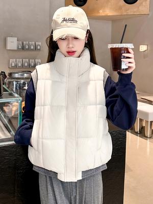 Vest Autumn and Winter New Women's Loose Casual Sleeveless Vest Outer Wear Vest Jacket