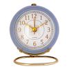 Light luxury metal creative simple alarm clock decorative ornaments living room bedroom student children electronic alarm clock