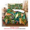 Quilt Duvet Cover Bedding Set Pillowcase Linens Green Plant 3D Queen King Size Double Bed Full Single 220x240 200x200 Bedroom