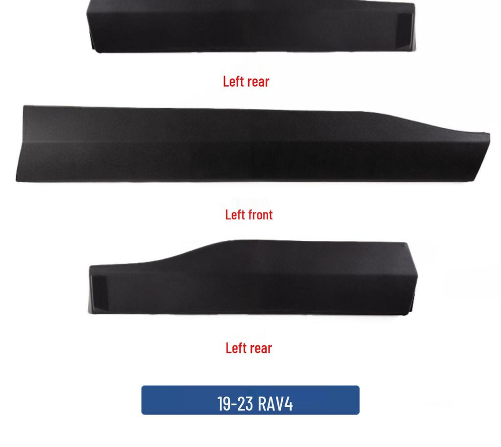 Toyota RAV4 (2013-2023) Door Lower Protector: Anti-collision & Anti-scratch Side Panel Trim