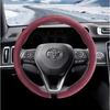 Applicable to Toyota steering wheel covers for Vios, Hilux, Camry, Harrier, Innova, Rush, Yaris, Alphard, Hiace, Corolla Cross