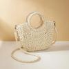 Beach Handbag Large Capacity Women Summer Hollow Out Crossbody Shoulder Bag