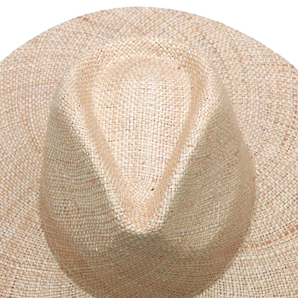 Europese Amerikaanse Mode Handgeweven Stro Panama Hoed voor Dames, Pareldecoratie Vakantie Zonbescherming Fedora