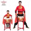 Traditional Chinese Red Cowhide Percussion Drum