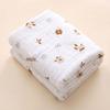 Class A Newborn Bath Towel - Pure Cotton, 6-Layer Gauze, Quick-Dry, Highly Absorbent