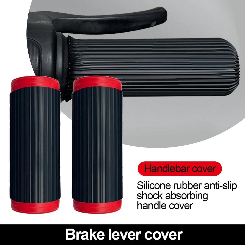 SEAMETAL Self Shrinking Motorcycle Handlebar Cover Silicone Non-Slip Anti Vibration Motorcycles Grip Covers Sleeve Protector