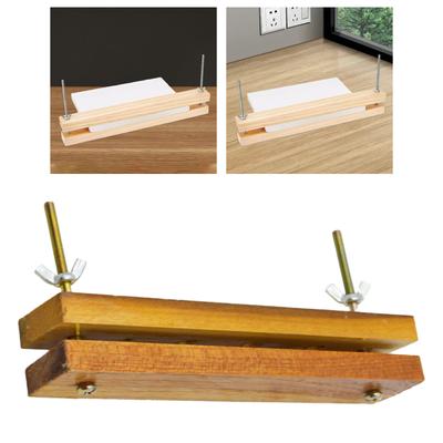 Holz-Bindepresse Maschine Langlebige Holz-Buchbindepresse für Zuhause Etiketten DIY Buchbinden Manuelle Bindung Papierlocher Maschine