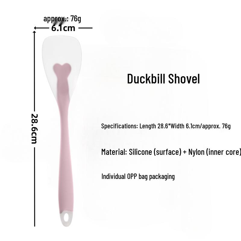 Silicone Full-Wrap Flat Head Spatula for Baking, Mixing, and Salad Serving.