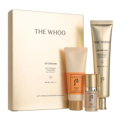 The Whoo Set Speciale Crema Solare Antirughe 3 pezzi + REGALO CASUALE