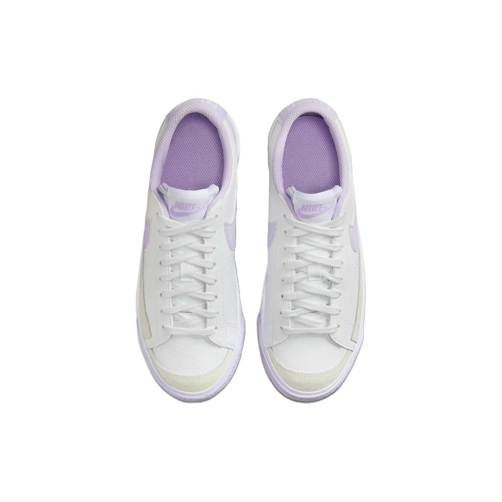 Nike Blazer Low 77 GS White Lilac Bloom Kids Sneakers DA4074-121