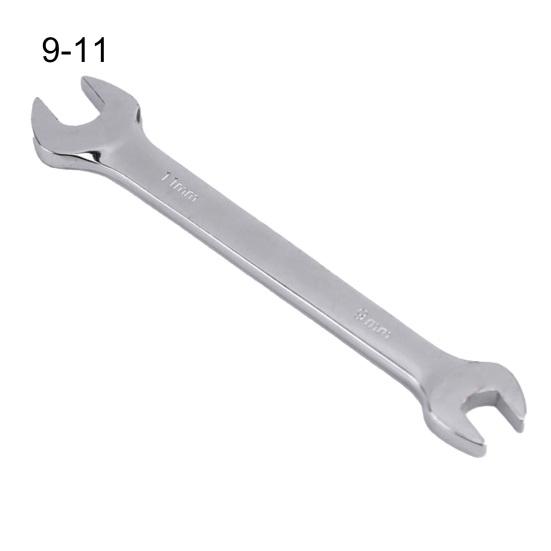 5.5-24mm Anti-Rust Open End Wrench High Hardness Repair Tool Multiple Sizes Double Open End Wrench for Auto Repair