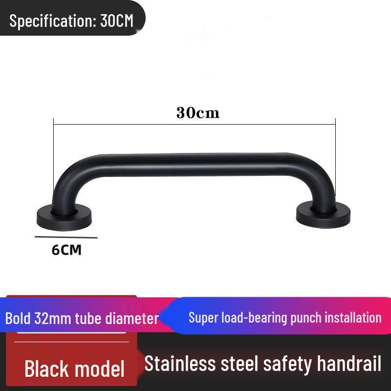 Rostfritt Stål Halkfritt Badrumssäkerhetsräcke för Rörelsehindrade & Äldre