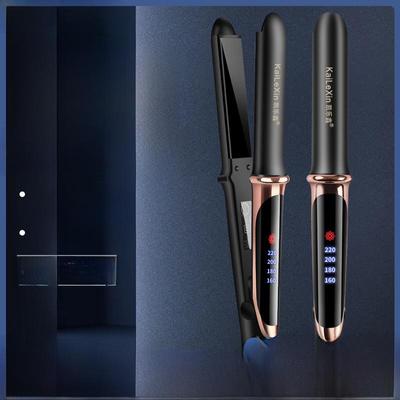 Electric Hair Straightener & Curler, Wet/Dry, Adjustable Temperature, Multi-Function, Hair-Friendly