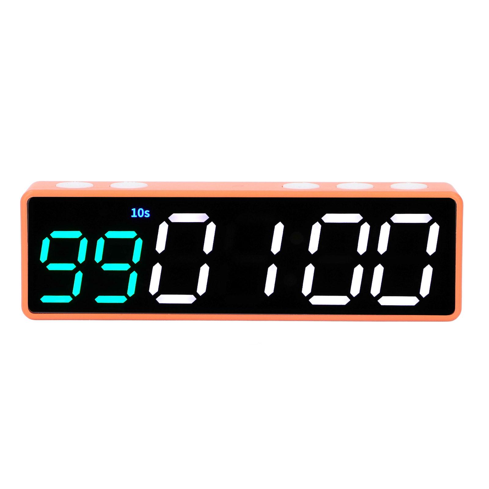 Fitness Timer Clock Large LED Digital Anti   Display Workout Interval Timer for Home Garage School