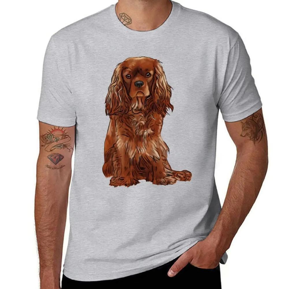 Cavalier King Charles Spaniel - Ruby T-Shirt tees heavyweights t shirt men