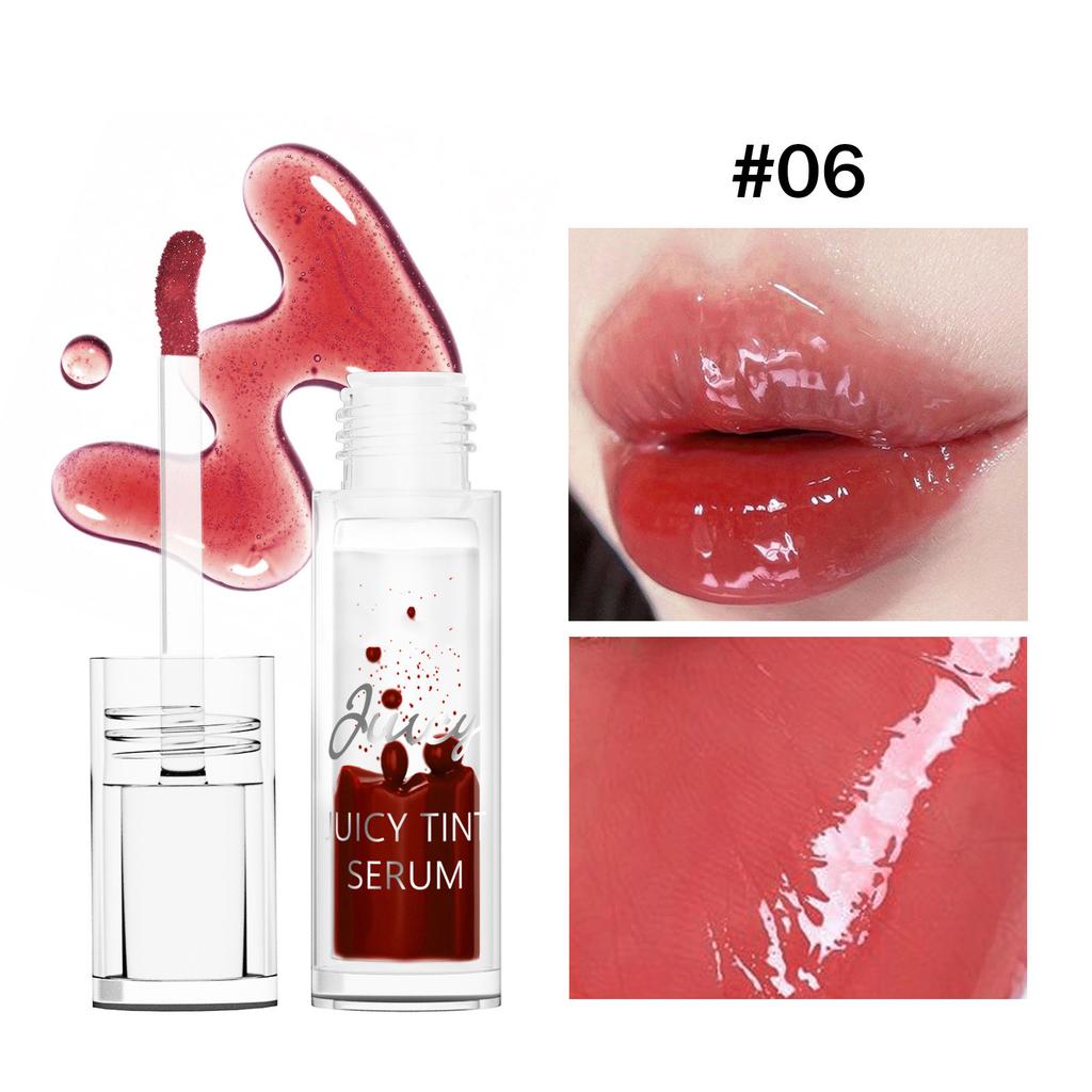 Lip Oil with Tinted Cherry Shine, Mirror-Finish Moisturizing Lip Gloss, Long-Learing Nourishing Wear for Women, 1 Piece
