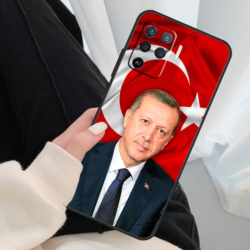 Turkey Recep Tayyip Erdogan Case For Oppo A54 A74 A94 A18 A57 A17 A77 A38 A58 A78 A98 A80 A60 A40 A96 A76 A16 A15 A5 Pro