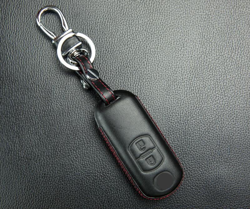 4D Cowhide Key Case for Mazda Axela/M3/M5/M6/M7/CX
