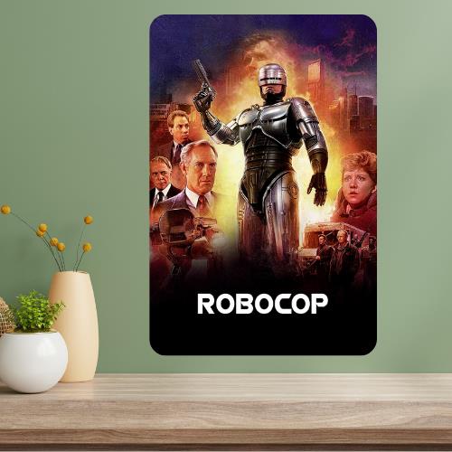 Robocop Classic Movie Metal Poster Sign 20x30cm（7.8x11.8inch）