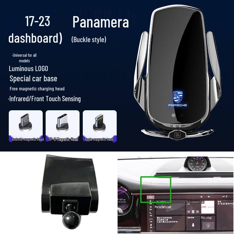 Magnetyczny Bezprzewodowy Szybki Uchwyt na Telefon do 718/Panamera/Cayenne/911