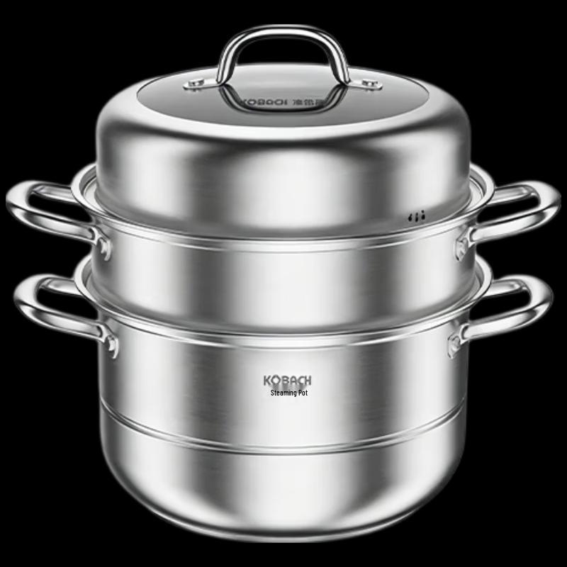 KOBACH 28cm 3-Layer 304 Stainless Steel Steamer