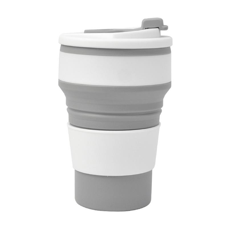 Collapsible Silicone Travel Mug for Camping and Sports