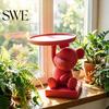 Desk Tidy Polar Bear Key Dish Bowl for Entryway Table 3D Printed Cute Statue Storage Tray with Cartoon Animal Figurine Candy Indoor Home Decor