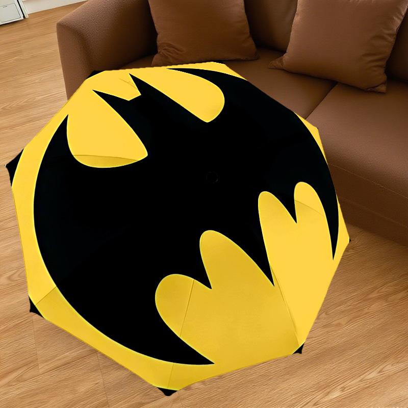 1PC Warner Batman Logo Umbrella-8-Rib Reinforced, Automatic Open, Lightweight & Durable-A69