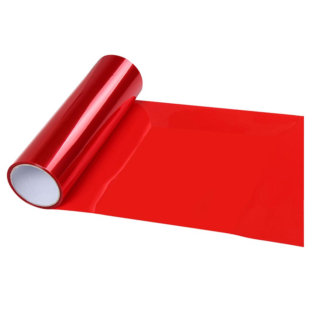 Yellow Car Tail Fog Head Light Headlight Tint Film Cover 30x60cm