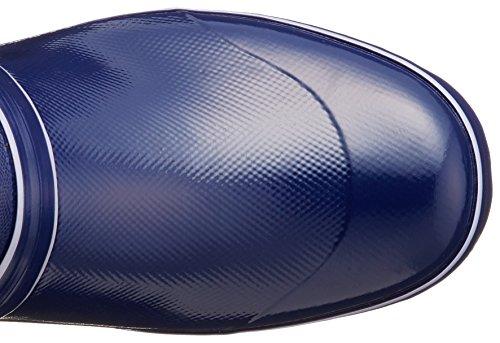 Fukuyama Rubber Women's Mesh Color Boots, Fine Color DX-1, Navy, Size 24.5cm