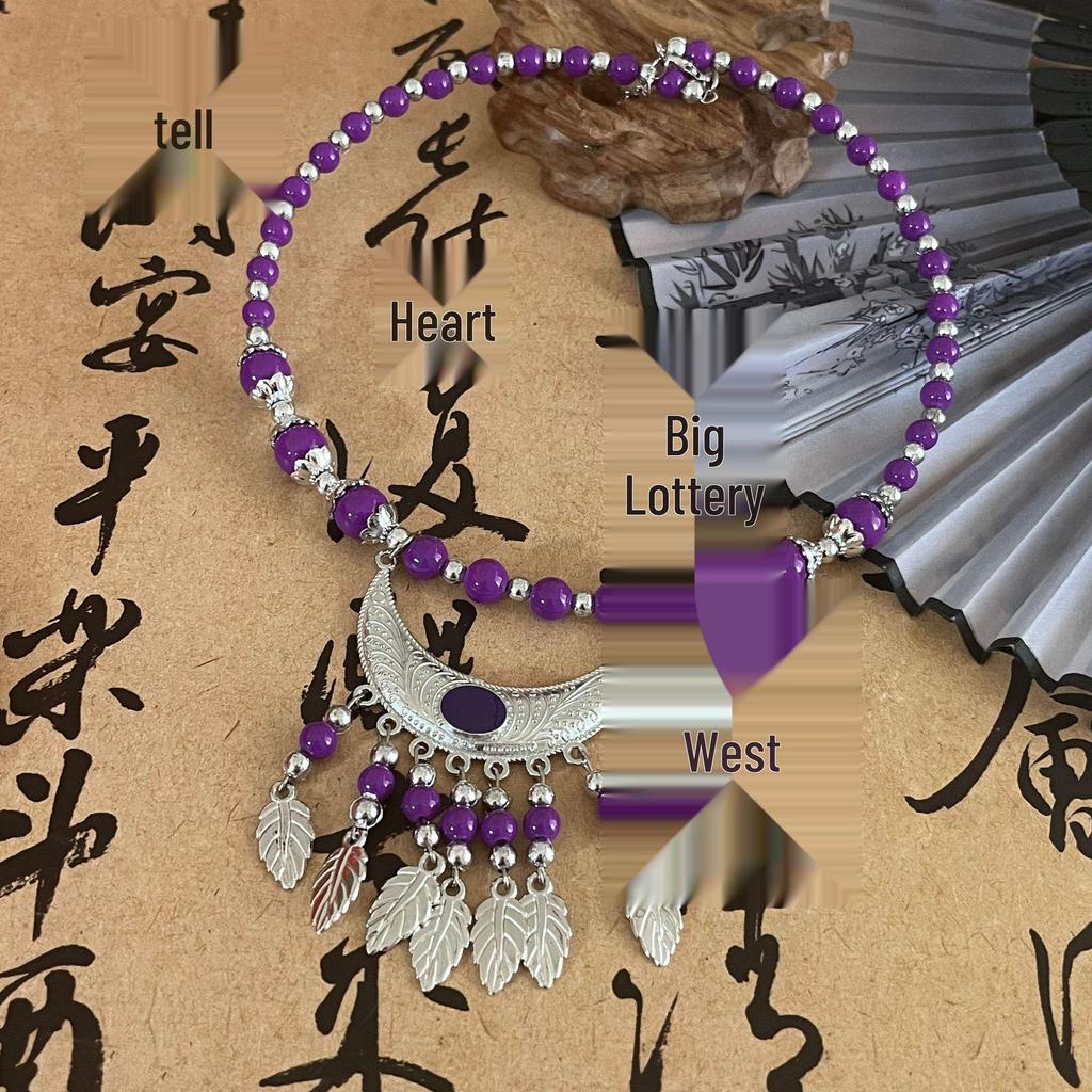 Bohemian Princess Tassel Forehead Pendant - Exotic Ethnic Style Hair Accessory