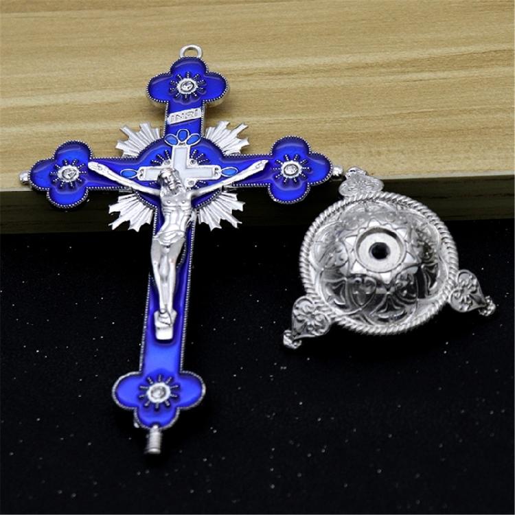 Christian Catholic Cross Ornament Pendant Home Church Pray Ornaments Souvenir