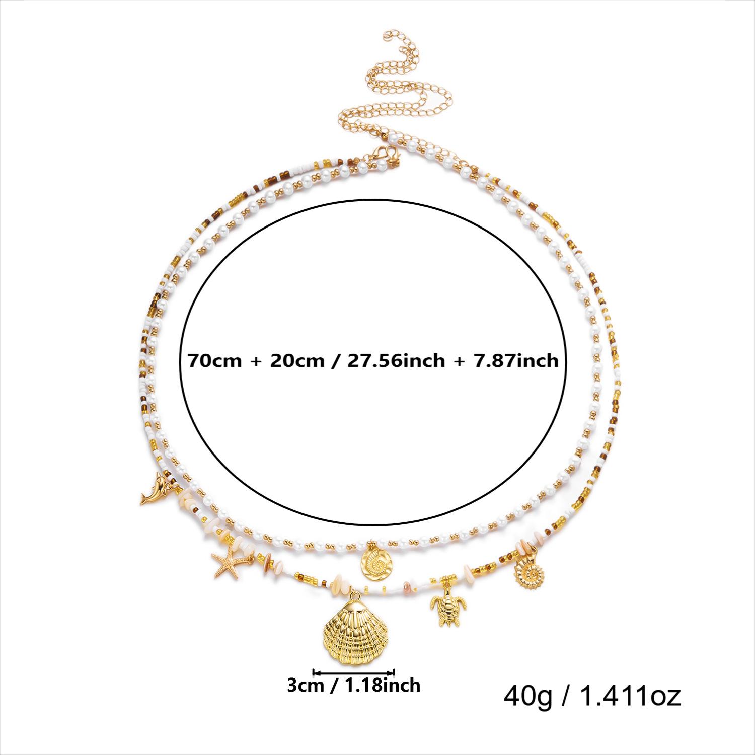 

New beach vacation style shell and turtle pendant body chain, sexy bikini layering accessory for women 1