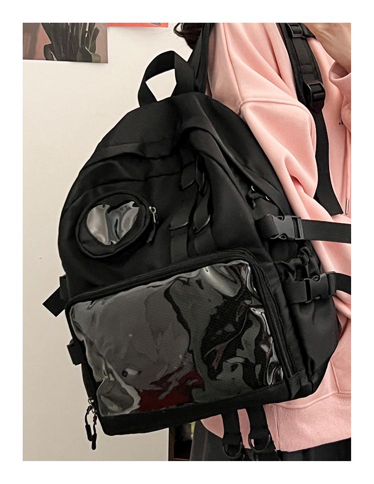 Women's Japanese Ita Backpack: Versatile Mori Style for Students, Large Capacity, Durable Design