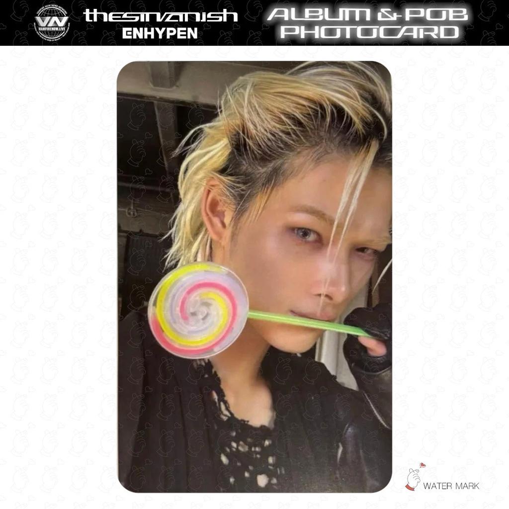 VORBESTELLUNG ENHYPEN THE SIN VANISH ALBUM Fotokarte Japan POB Glücksziehung OFFIZIELL FORBIDDEN AFTERLIGHT STORM FUGITIVES