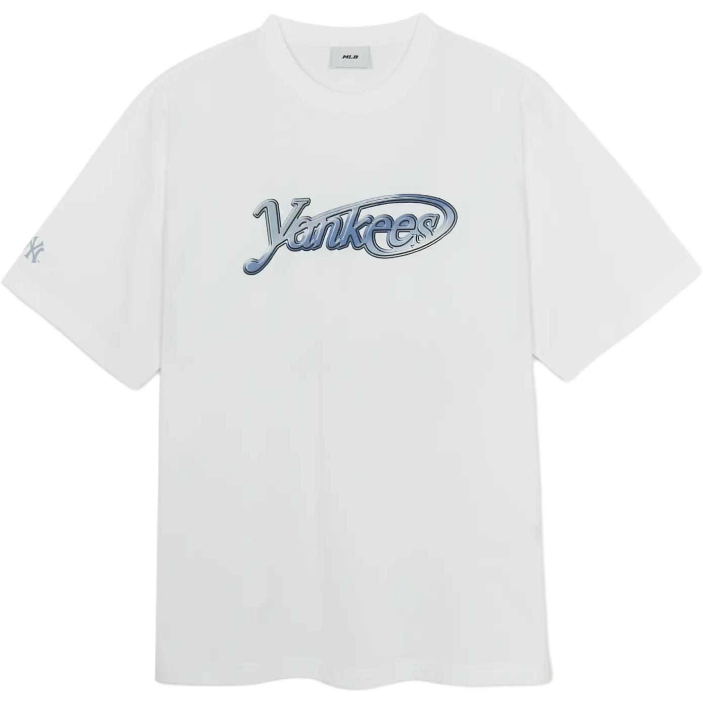 

New MLB New York Yankees Basic Collection SS25 T Shirt Unisex White 3ATSB6853-50WHS M