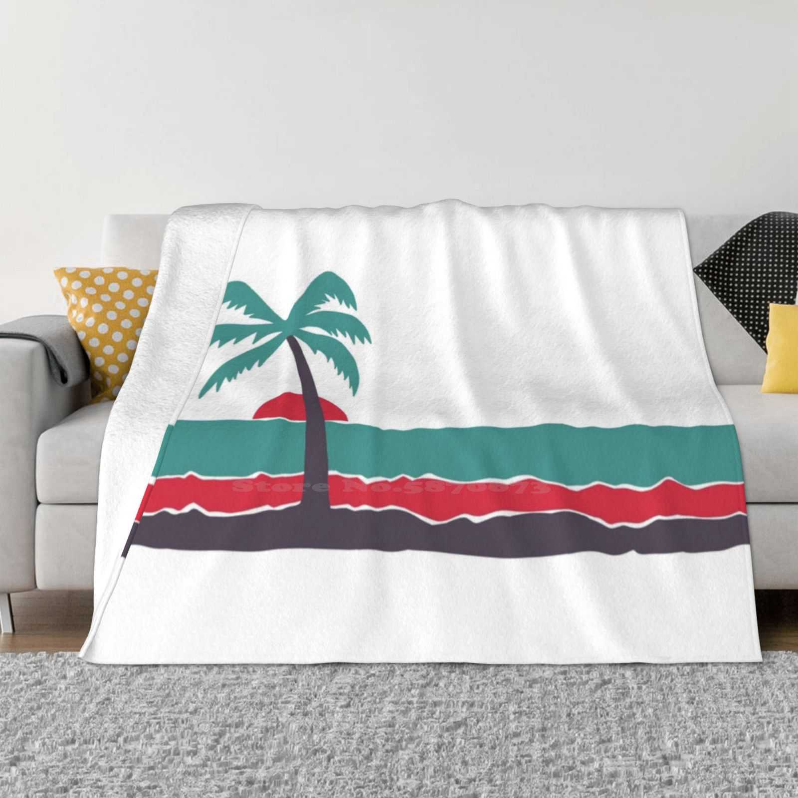 Surf Curse Sad Boys Palm Tree Fashion Soft Warm Flannel Blanket Surf Curse 30x40in