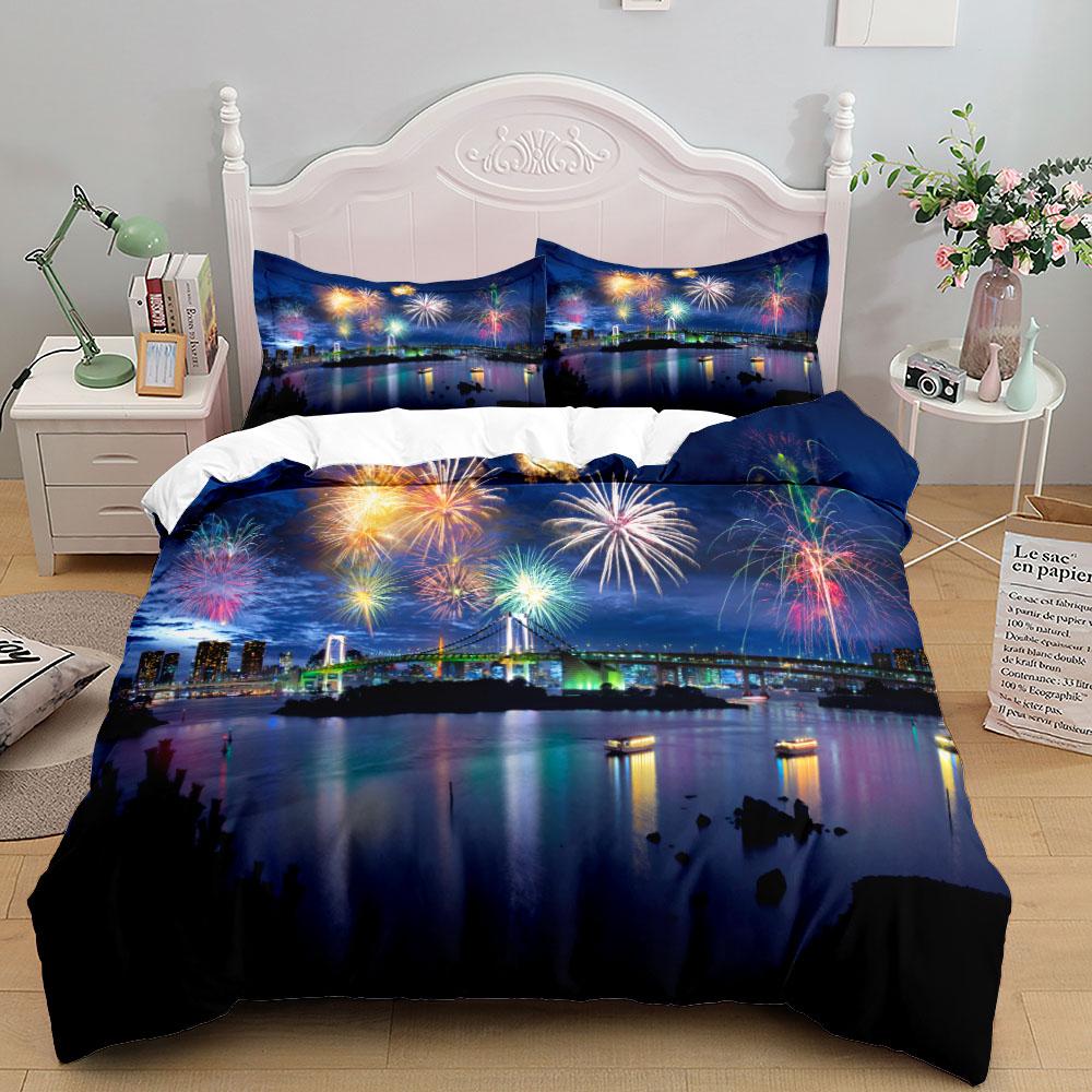 Mondnacht 3D Bettwäscheset EU Einzel Doppel King US Twin Full Queen King Bettwäscheset