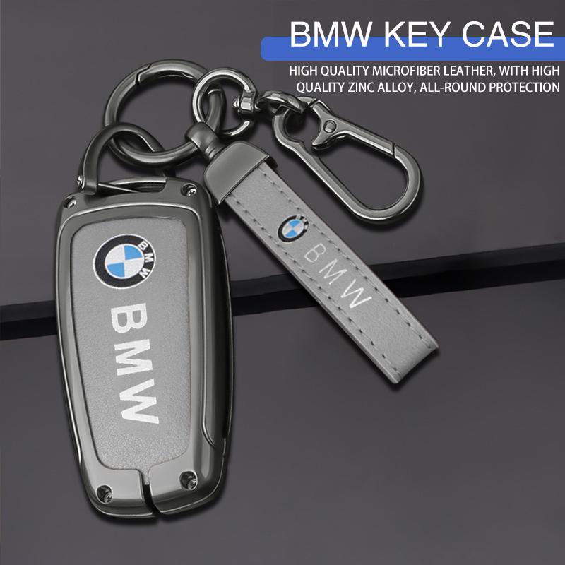 Car Smart Key Fob Case Cover Bag For BMW 3 4 5 Series 320i 530i 550i F20 F21 F30 F31 F25 F01 F02 Keyless Keychain Accessories OZ3