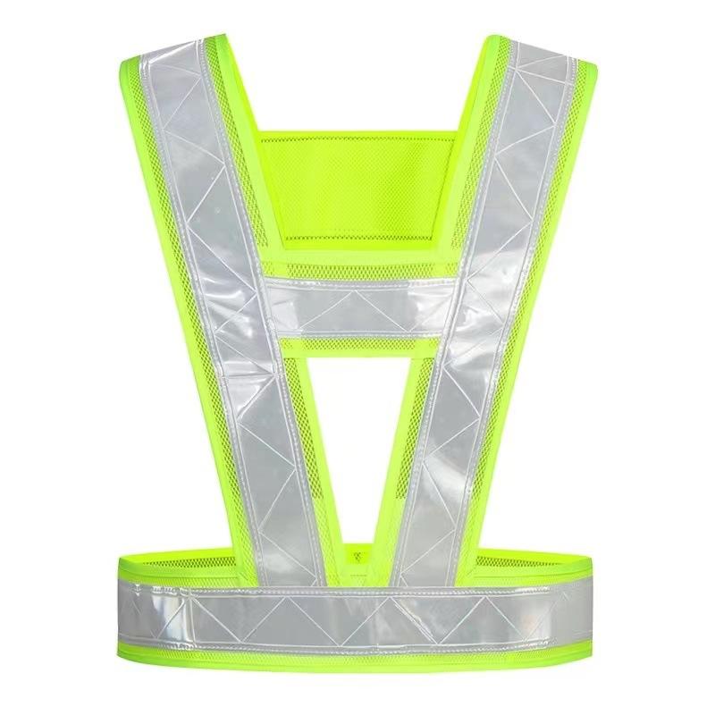 High Visibility Reflective Vest Belt for Night Running and Cycling Safety Security Warning Vest