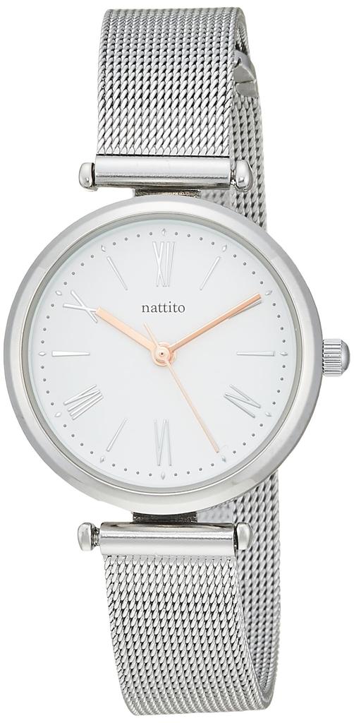 Fieldwork WP Misty Mesh Women's Watch, Waterproof, Strap, Analog, Silver, YM063-1