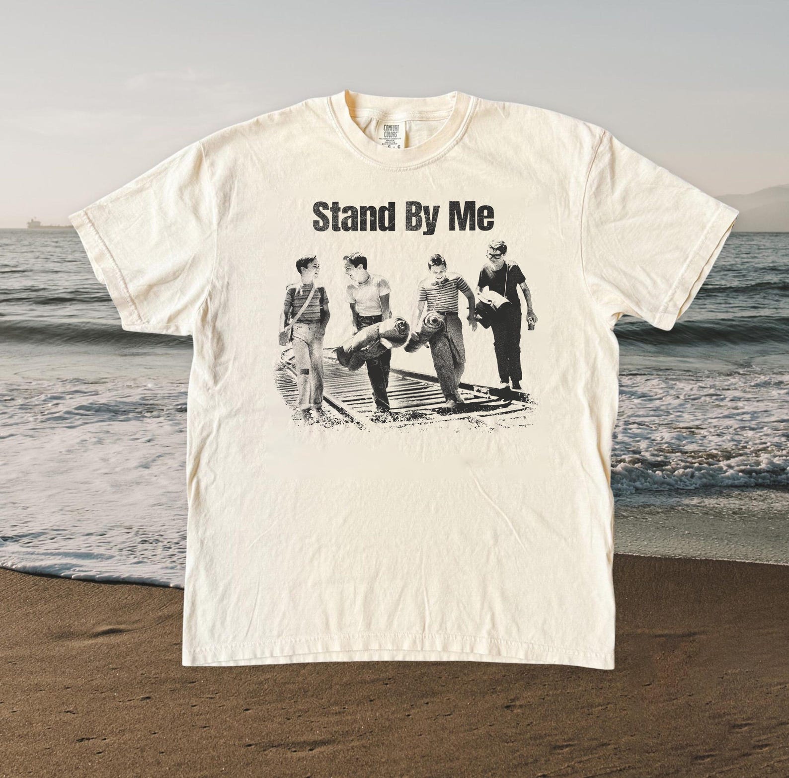 Vintage Stand By Me Shirt, Retro 80s Coming of Age Movie Graphic Tee, Stephen King Film Tshirt, Drama Movie Fan Gift, Oversized Film Tee 3XL
