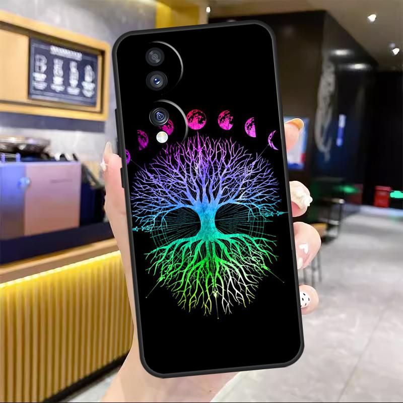 Tree of Life Space Galaxy Stars For Honor Magic 8 7 6 5 Lite Case For Honor 200 400 Pro 50 70 90 X8c X8b X9a X9b X9c Win RT