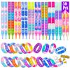 10pcs Pop Bracelets, Mini Pop Toys, Party Favors for Kids, Wrist Strap Fidget Toys Pack, Fidget Toys for Girils Boys, Fidget Toy